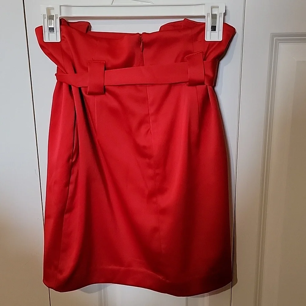 Satin Paperbag Skirt - Picture 2 of 2